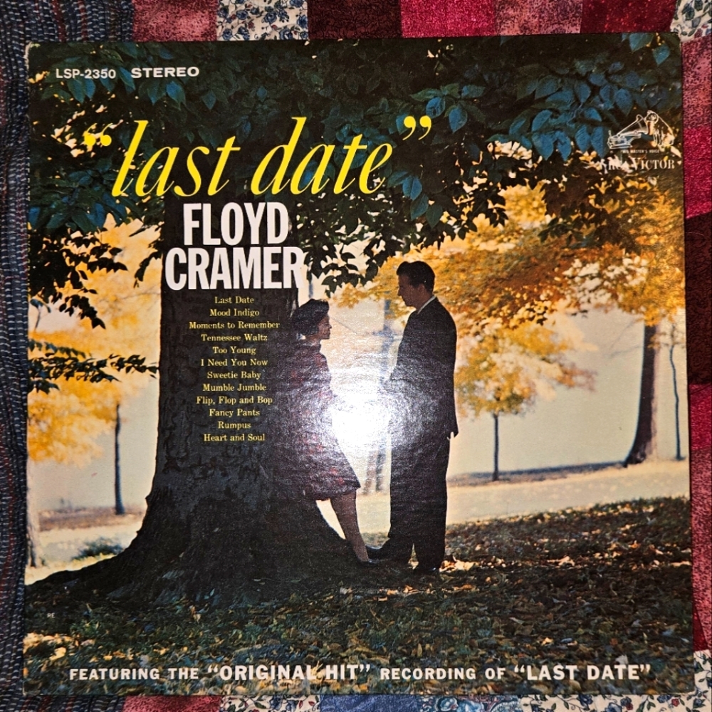 Vintage vinyl record date night